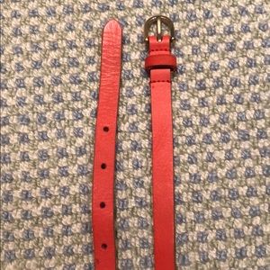 Jcrew neon leather belt